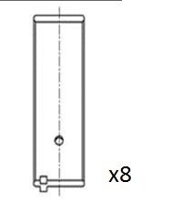 Drijfstanglager Fai Autoparts BB2079-STD