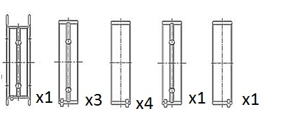 Hoofdlager Fai Autoparts BM1022-STD