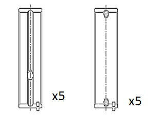 Hoofdlager Fai Autoparts BM1031-STD