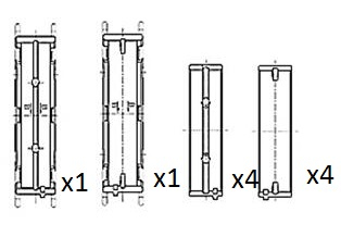 Hoofdlager Fai Autoparts BM1033-STD