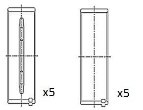 Hoofdlager Fai Autoparts BM1057-STD