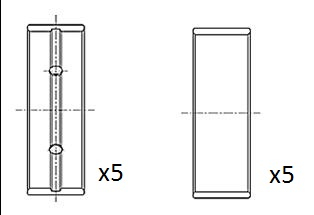 Hoofdlager Fai Autoparts BM1058-STD