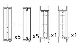 Hoofdlager Fai Autoparts BM1059-STD