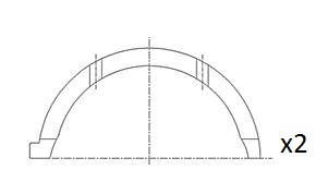 Krukasafstandsschijf Fai Autoparts BT3000-STD