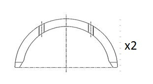 Krukasafstandsschijf Fai Autoparts BT3006-STD