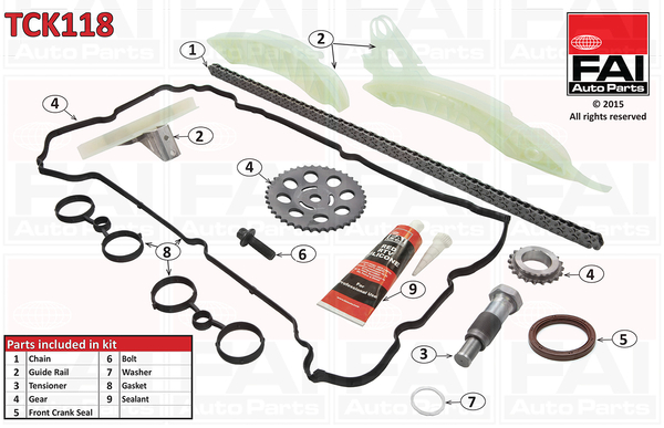 Distributieketting kit Fai Autoparts TCK118