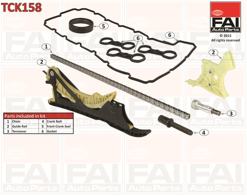 Distributieketting kit Fai Autoparts TCK158