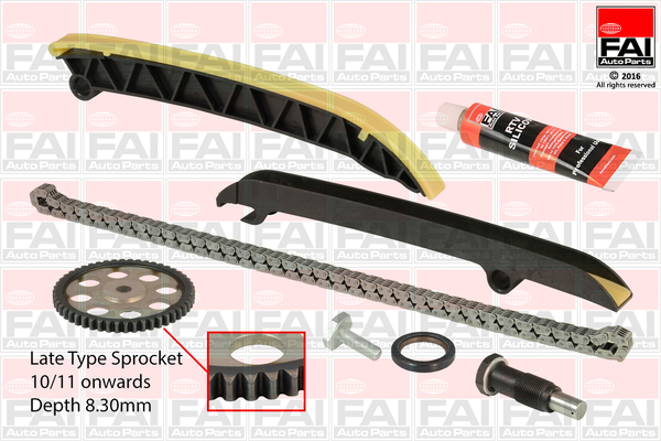 Distributieketting kit Fai Autoparts TCK208L