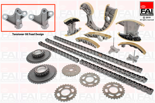 Distributieketting kit Fai Autoparts TCK233NG