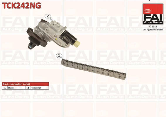 Distributieketting kit Fai Autoparts TCK242NG