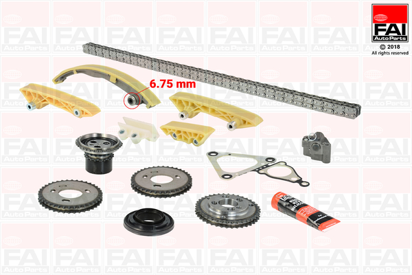 Distributieketting kit Fai Autoparts TCK47