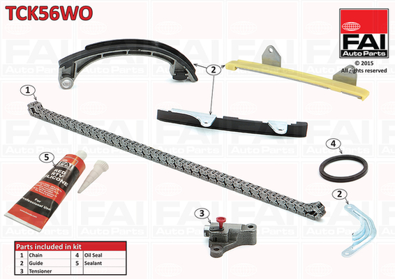 Distributieketting kit Fai Autoparts TCK56WO