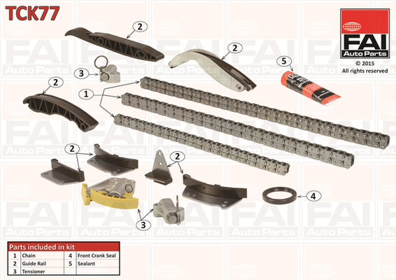 Distributieketting kit Fai Autoparts TCK77