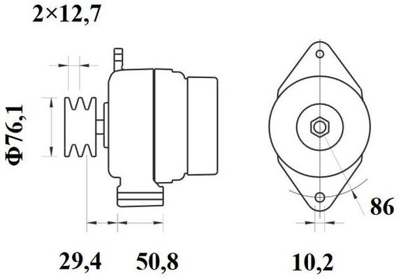 Mahle Original Alternator/Dynamo MG 14