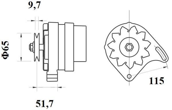 Mahle Original Alternator/Dynamo MG 21