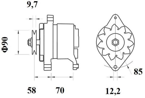 Mahle Original Alternator/Dynamo MG 42
