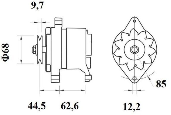 Mahle Original Alternator/Dynamo MG 43