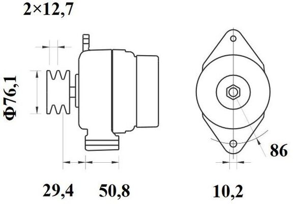 Mahle Original Alternator/Dynamo MG 83