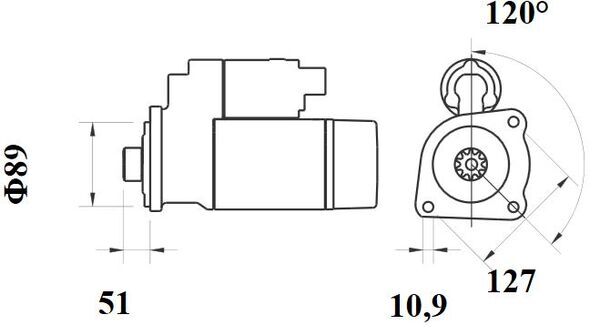 Mahle Original Starter MS 73