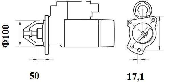 Mahle Original Starter MS 616