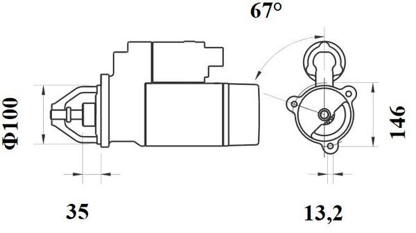 Mahle Original Starter MS 650