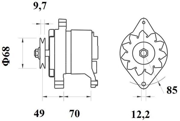 Mahle Original Alternator/Dynamo MG 156