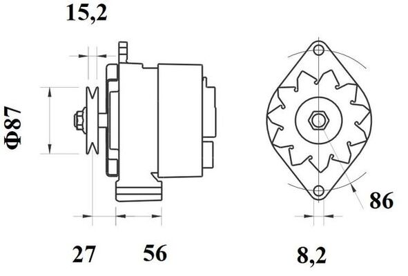 Mahle Original Alternator/Dynamo MG 215