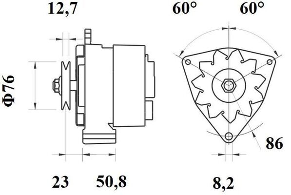 Mahle Original Alternator/Dynamo MG 228