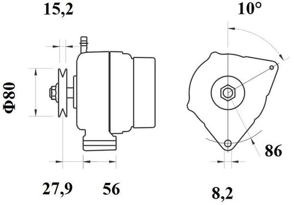 Mahle Original Alternator/Dynamo MG 234