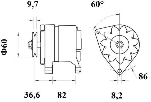 Mahle Original Alternator/Dynamo MG 241