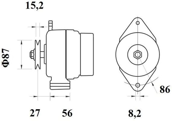 Mahle Original Alternator/Dynamo MG 251