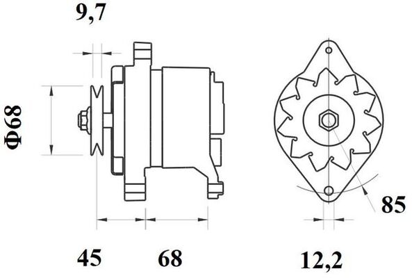 Mahle Original Alternator/Dynamo MG 258