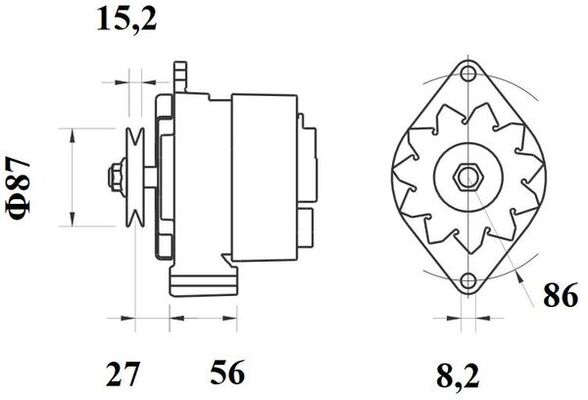 Mahle Original Alternator/Dynamo MG 277