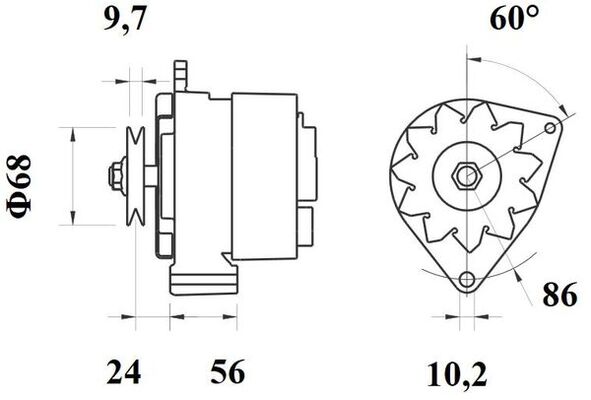 Mahle Original Alternator/Dynamo MG 282