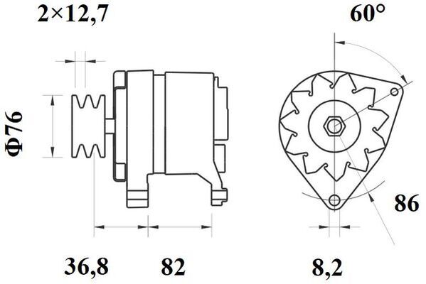 Mahle Original Alternator/Dynamo MG 330