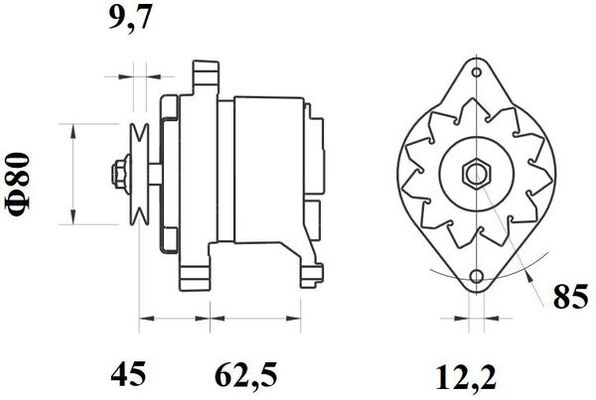 Mahle Original Alternator/Dynamo MG 369