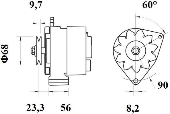 Mahle Original Alternator/Dynamo MG 389