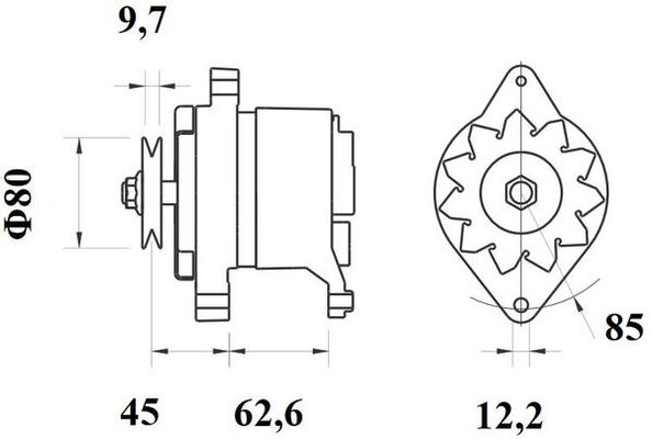 Mahle Original Alternator/Dynamo MG 399