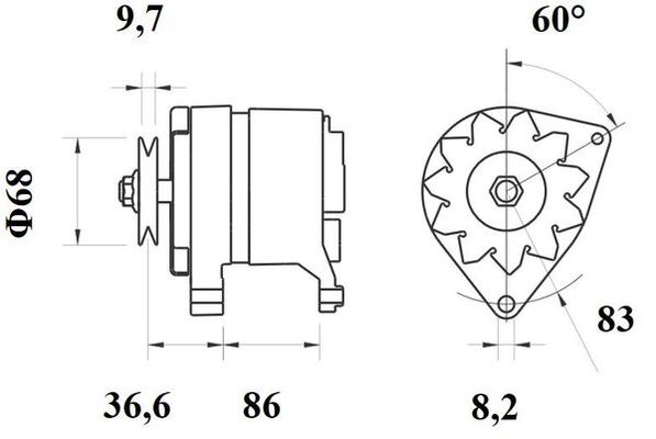 Mahle Original Alternator/Dynamo MG 427