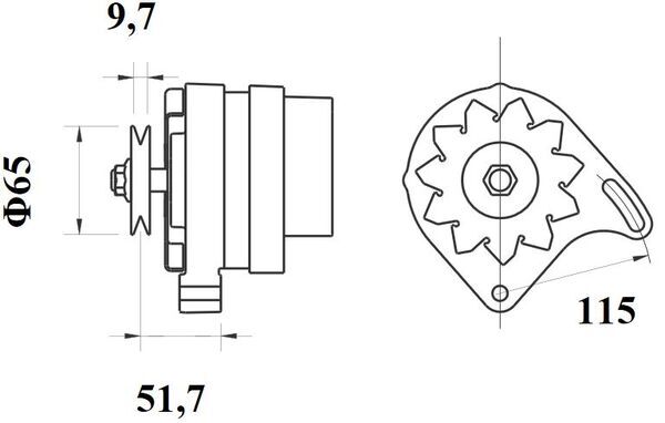 Mahle Original Alternator/Dynamo MG 432