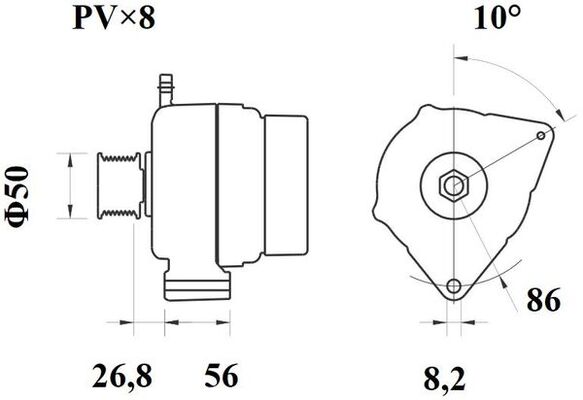 Mahle Original Alternator/Dynamo MG 435