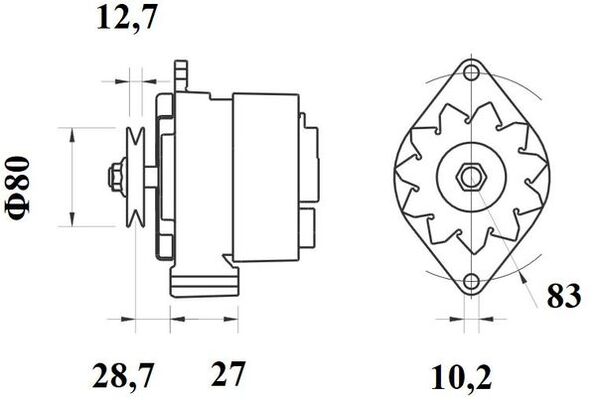 Mahle Original Alternator/Dynamo MG 462