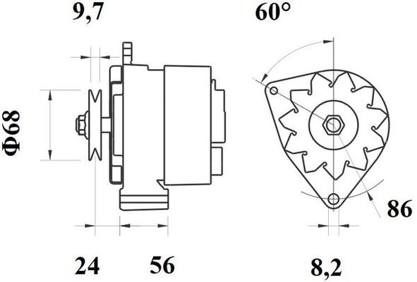 Mahle Original Alternator/Dynamo MG 511