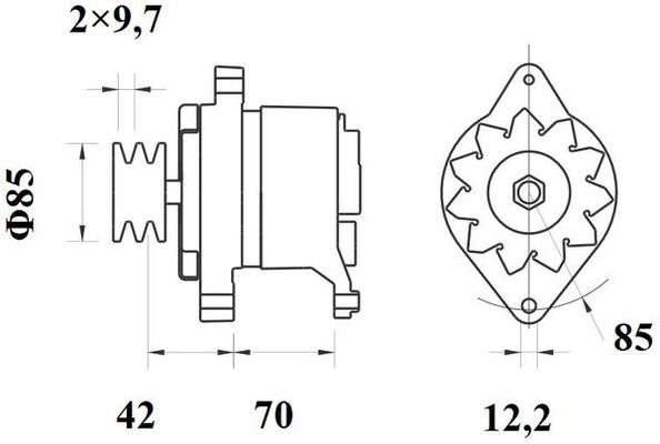 Mahle Original Alternator/Dynamo MG 524