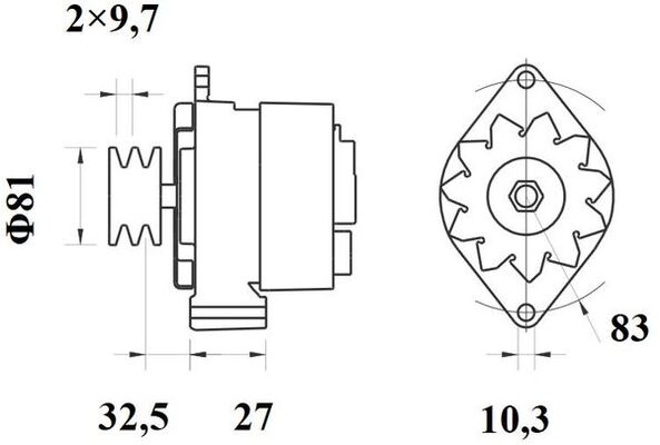 Mahle Original Alternator/Dynamo MG 530