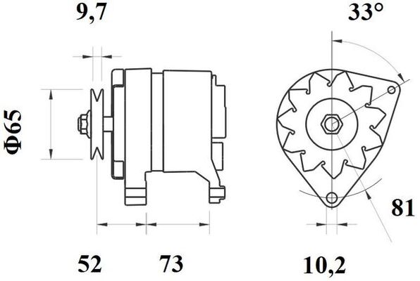 Mahle Original Alternator/Dynamo MG 535