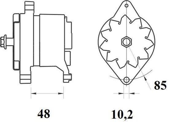 Mahle Original Alternator/Dynamo MG 581