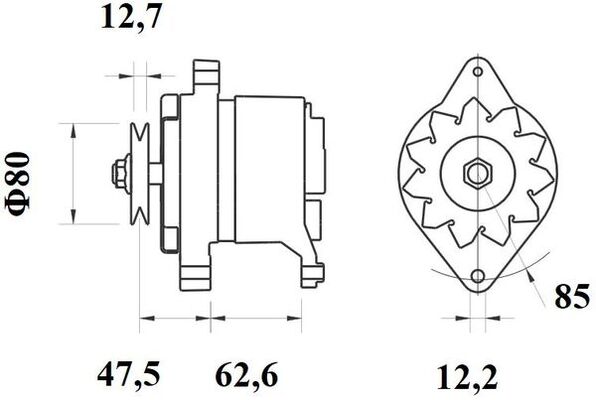 Mahle Original Alternator/Dynamo MG 600