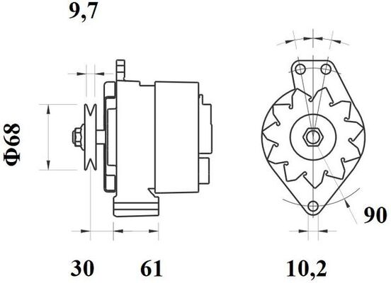 Mahle Original Alternator/Dynamo MG 605