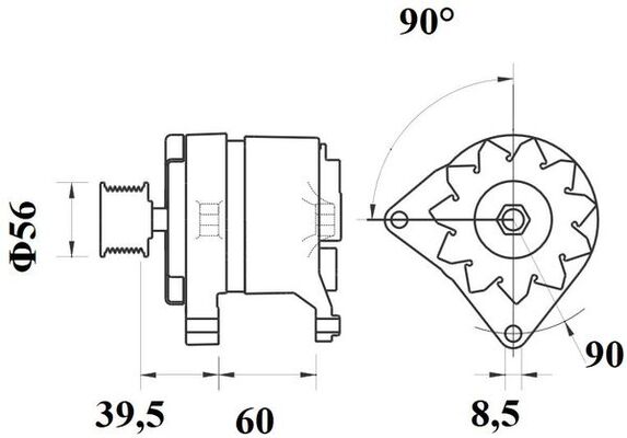 Mahle Original Alternator/Dynamo MG 621